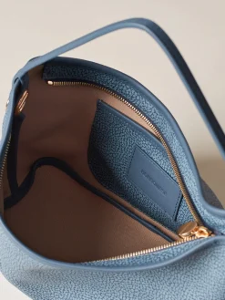 Vedi Tutti|Borse Hobo<Borbonese FLIGHT BORSA HOBO SMALL DENIM