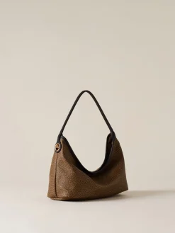Vedi Tutti|Borse Hobo<Borbonese FLIGHT BORSA HOBO SMALL OP NATURALE/NERO