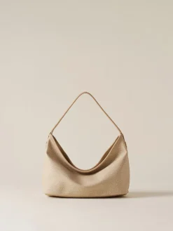 Vedi Tutti|Borse Hobo<Borbonese FLIGHT BORSA HOBO SMALL SABBIA
