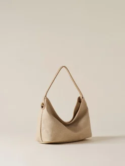 Vedi Tutti|Borse Hobo<Borbonese FLIGHT BORSA HOBO SMALL SABBIA