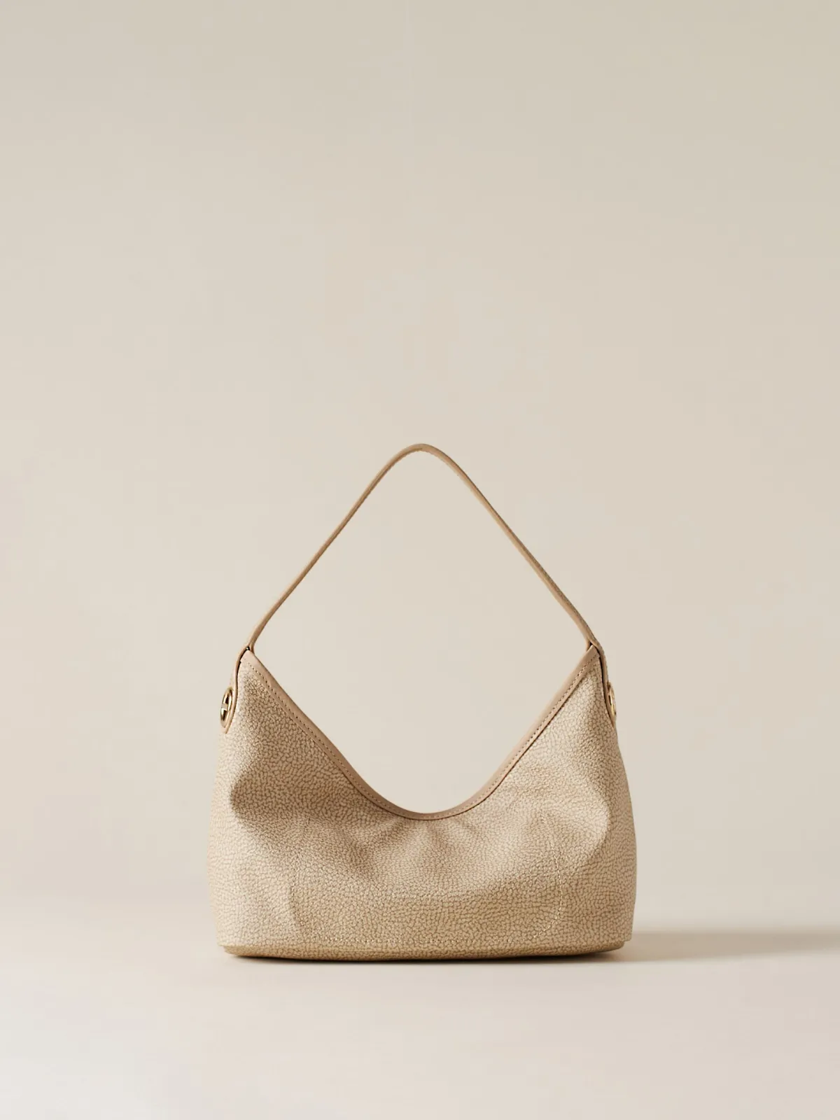 Vedi Tutti|Borse Hobo<Borbonese FLIGHT BORSA HOBO SMALL SABBIA