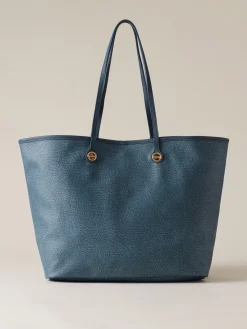 Vedi Tutti|Borse A Spalla<Borbonese FLIGHT BORSA SHOPPING LARGE DENIM
