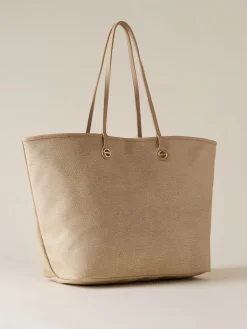 Vedi Tutti|Borse A Spalla<Borbonese FLIGHT BORSA SHOPPING LARGE SABBIA