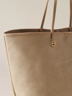 Vedi Tutti|Borse A Spalla<Borbonese FLIGHT BORSA SHOPPING LARGE SABBIA
