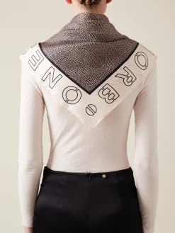 Vedi Tutti|Tessili<Borbonese FOULARD CHANTILLY CREAM/OP NATURALE