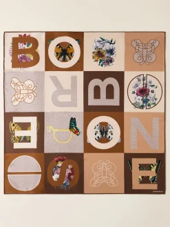 Vedi Tutti|Tessili<Borbonese FOULARD 90x90 SABBIA/RADICA