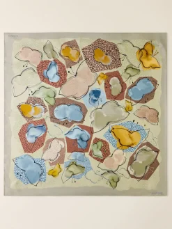 Vedi Tutti|Tessili<Borbonese FOULARD 90 X 90 VERDE SALVIA