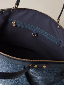 Vedi Tutti|Frame<Borbonese FRAME BORSA BAULETTO MEDIUM BLU LAPIS