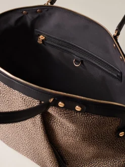 Vedi Tutti|Frame<Borbonese FRAME BORSA BAULETTO MEDIUM OP NATURALE/NERO
