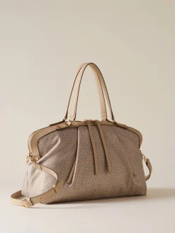 Vedi Tutti|Frame<Borbonese FRAME BORSA BAULETTO MEDIUM SABBIA