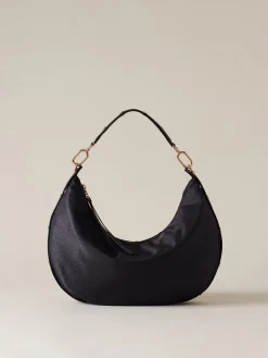 Vedi Tutti|Borse Hobo<Borbonese FRAME BORSA HOBO MEDIUM DARK BLACK
