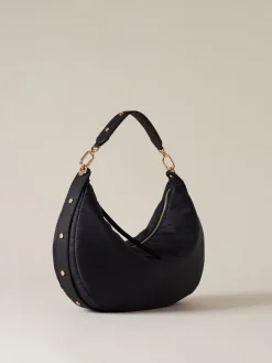 Vedi Tutti|Borse Hobo<Borbonese FRAME BORSA HOBO MEDIUM DARK BLACK