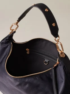 Vedi Tutti|Borse Hobo<Borbonese FRAME BORSA HOBO MEDIUM DARK BLACK
