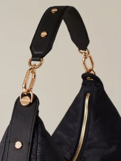 Vedi Tutti|Borse Hobo<Borbonese FRAME BORSA HOBO MEDIUM DARK BLACK