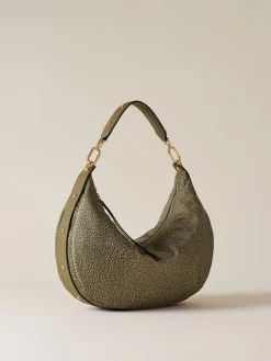 Vedi Tutti|Borse Hobo<Borbonese FRAME BORSA HOBO MEDIUM OLIVE
