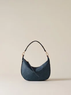 Vedi Tutti|Borse Hobo<Borbonese FRAME BORSA HOBO SMALL BLU LAPIS