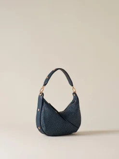 Vedi Tutti|Borse Hobo<Borbonese FRAME BORSA HOBO SMALL BLU LAPIS
