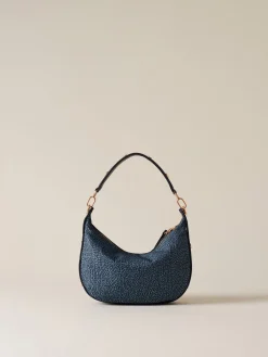 Vedi Tutti|Borse Hobo<Borbonese FRAME BORSA HOBO SMALL BLU LAPIS