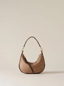 Vedi Tutti|Borse Hobo<Borbonese FRAME BORSA HOBO SMALL BEIGE/MARRONE