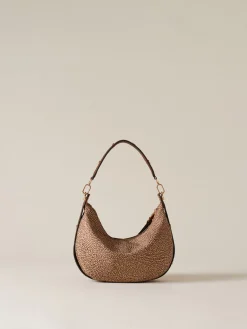 Vedi Tutti|Borse Hobo<Borbonese FRAME BORSA HOBO SMALL BEIGE/MARRONE