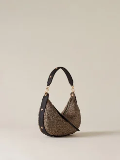 Vedi Tutti|Borse Hobo<Borbonese FRAME BORSA HOBO SMALL OP NATURALE/NERO