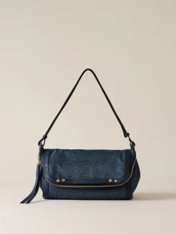 Vedi Tutti|Frame<Borbonese FRAME TRACOLLA SMALL BLU LAPIS