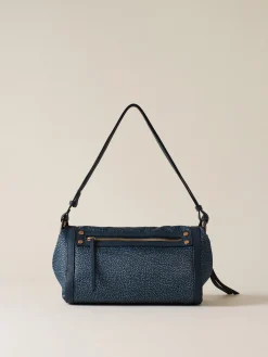 Vedi Tutti|Frame<Borbonese FRAME TRACOLLA SMALL BLU LAPIS