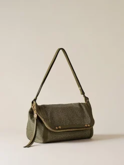Vedi Tutti|Frame<Borbonese FRAME TRACOLLA SMALL OLIVE