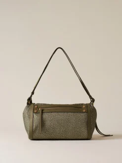 Vedi Tutti|Frame<Borbonese FRAME TRACOLLA SMALL OLIVE