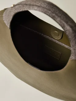 Vedi Tutti|Borse Hobo<Borbonese FULL MOON BORSA HOBO LARGE OLIVE/CLAY GREY