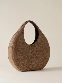 Vedi Tutti|Borse Hobo<Borbonese FULL MOON BORSA HOBO LARGE CUOIO