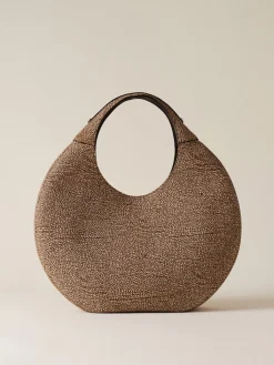 Vedi Tutti|Borse Hobo<Borbonese FULL MOON BORSA HOBO LARGE CUOIO