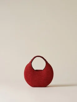 Vedi Tutti|Borse A Mano<Borbonese FULL MOON BORSA MINI ROSSO
