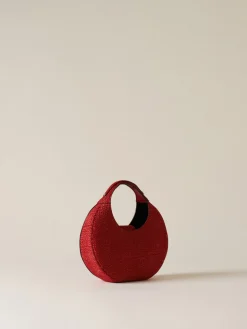Vedi Tutti|Borse A Mano<Borbonese FULL MOON BORSA MINI ROSSO