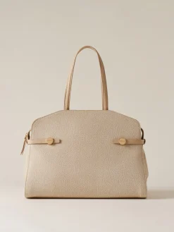 Vedi Tutti|Borse Shopping<Borbonese GEMINI BORSA SHOPPING MEDIUM SABBIA