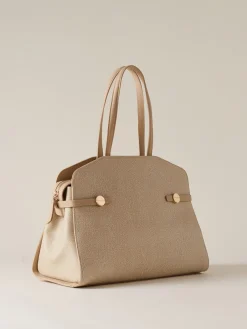 Vedi Tutti|Borse Shopping<Borbonese GEMINI BORSA SHOPPING MEDIUM SABBIA