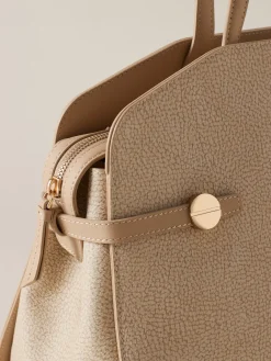 Vedi Tutti|Borse Shopping<Borbonese GEMINI BORSA SHOPPING MEDIUM SABBIA