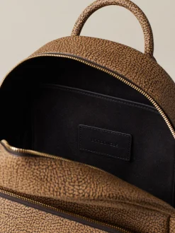 Vedi Tutti|Zaini<Borbonese GEMINI ZAINO MEDIUM OP NATURALE/NERO