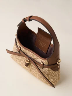 Vedi Tutti|Borse Mini<Borbonese HALO MINI BAG NATURALE/CORTECCIA