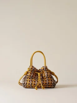 Vedi Tutti|Borse Mini<Borbonese LA NIDO BORSA MINI MULTICOLORE OP/SAFFRON
