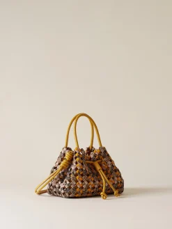 Vedi Tutti|Borse Mini<Borbonese LA NIDO BORSA MINI MULTICOLORE OP/SAFFRON