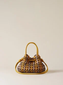 Vedi Tutti|Borse Mini<Borbonese LA NIDO BORSA MINI MULTICOLORE OP/SAFFRON