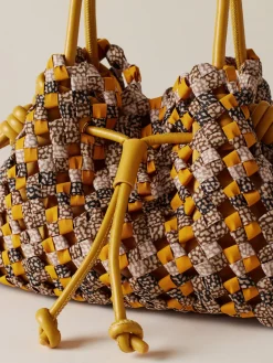 Vedi Tutti|Borse Mini<Borbonese LA NIDO BORSA MINI MULTICOLORE OP/SAFFRON