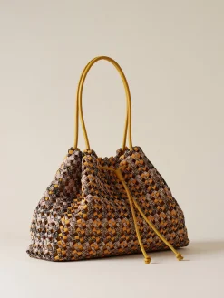 Vedi Tutti|Borse A Spalla<Borbonese LA NIDO BORSA SHOPPING LARGE MULTICOLORE OP/SAFFRON