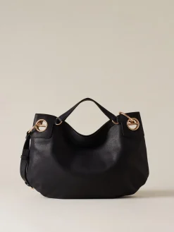 Vedi Tutti|Borse Hobo<Borbonese LONDON BORSA HOBO MEDIUM NERO