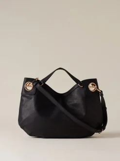 Vedi Tutti|Borse Hobo<Borbonese LONDON BORSA HOBO MEDIUM NERO