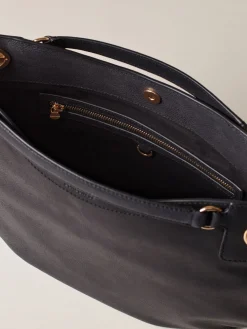 Vedi Tutti|Borse Hobo<Borbonese LONDON BORSA HOBO MEDIUM NERO