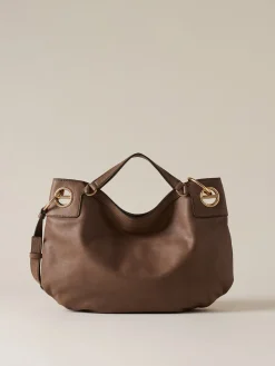 Vedi Tutti|Borse Hobo<Borbonese LONDON BORSA HOBO MEDIUM MUD