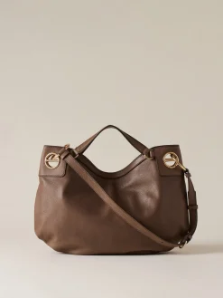 Vedi Tutti|Borse Hobo<Borbonese LONDON BORSA HOBO MEDIUM MUD