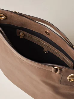Vedi Tutti|Borse Hobo<Borbonese LONDON BORSA HOBO MEDIUM MUD